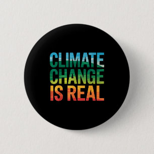 Moeder aarde milieuactivist klimaatverandering aar ronde button 5,7 cm