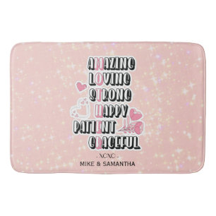 Moeder Acroniem Floral Moederdag Cadeau Badmat