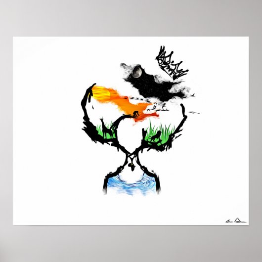 Moeder-Afrika Poster (Voorkant)