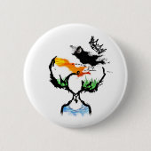 Moeder-Afrika Ronde Button 5,7 Cm (Voorkant)