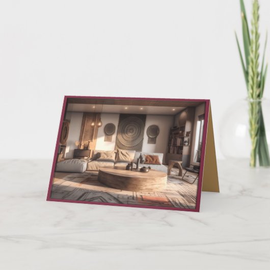 Moeder Afrika vieren Bedankkaart (Voorkant)