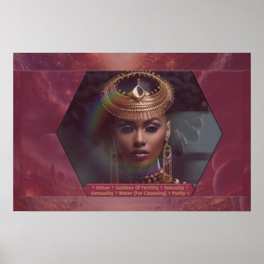 Moeder Afrika vieren Poster (Voorkant)