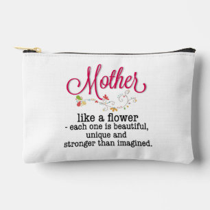 Moeder als een bloem die elk is mooi etui