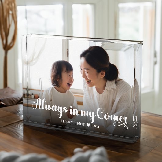 Moeder - altijd in mijn hoek - horizontaal fotoblokken