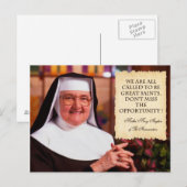 MOEDER ANGELICA HERSTELLEN. BRIEFKAART (Voorkant / Achterkant)