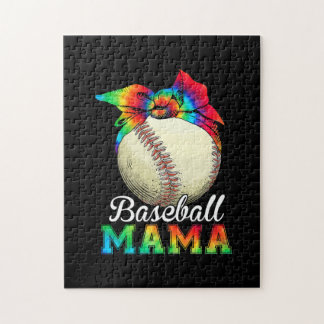 Moeder Art Baseball Mama Birthday Legpuzzel