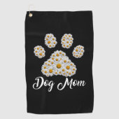 Moeder Art Best Dog Mam Oog Dag Golfhanddoek (Voorkant)