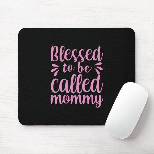Moeder Art Blessed heet mama Muismat (Met muis)