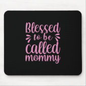 Moeder Art Blessed heet mama Muismat (Voorkant)