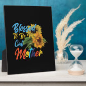 Moeder Art Blessed noemt moeder Fotoplaat (Zijkant)