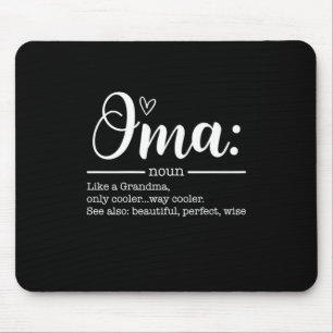 Moeder Art Cute Oma Definition Birthday Muismat