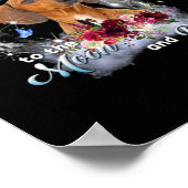 Moeder Art Dachshund Mama Birthday Poster (Hoek)