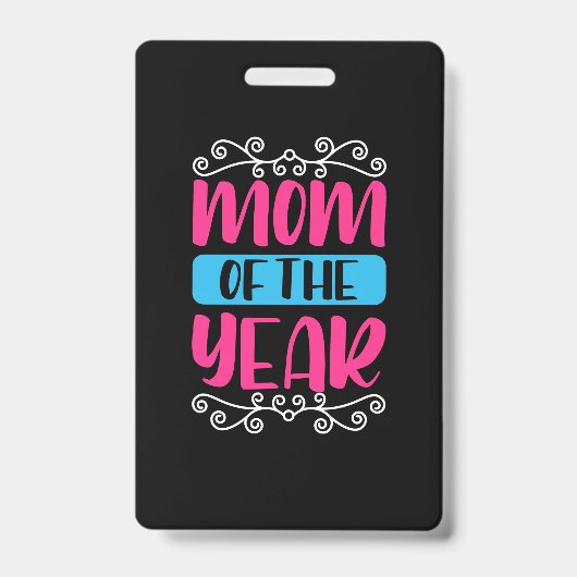 Moeder Art Mam van het Jaar Badge (Voorzijde)