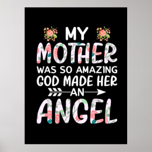 Moeder Art Mijn moeder An Angel Poster