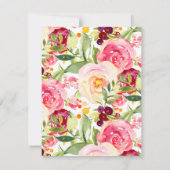 Moeder & Baby Fox Baby shower Kaart (Achterkant)