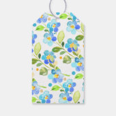 Moeder & Baby Fox Douche Favor Gift Label Cadeaulabel (Achterkant)