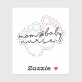 Moeder Baby Zuster Gift, Postpartum Zuster Sticker (Vel)