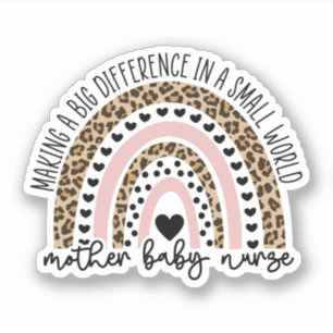 Moeder Baby Zuster Gift, Postpartum Zuster Sticker