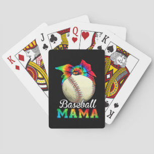 Moeder Baseball Mama Birthday Pokerkaarten