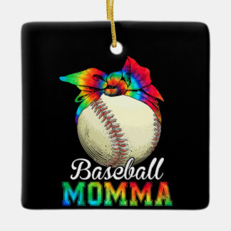 Moeder Baseball Momma Birthday Keramisch Ornament