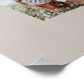 Moeder beige elegante moderne minimale fotocollage poster (Hoek)