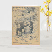 Moeder Bent DownNaar mij zwarte schoonheid Kaart (Gele Bloem)