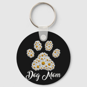 Moeder Best Dog Mam Oog Dag Sleutelhanger