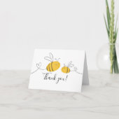 Moeder Bijen Baby Shower Script Bedankt (Voorkant)