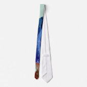 Moeder Blauwe Tulpen Stropdas (Achterkant)