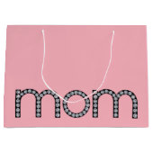 Moeder bling cadeauzak groot cadeauzakje (Voorkant)