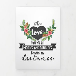 Moeder Cadeau De Liefde Tussen Moeder En Dochter Drieluik Kaart