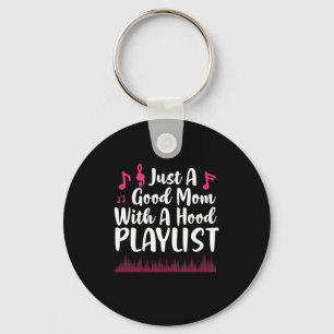 Moeder Cadeau Goede Moeder Met Een Hood Playlijst Sleutelhanger