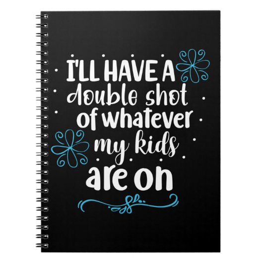 Moeder Cadeau Waar Mijn Kinderen Op Zitten Notitieboek (Voorkant)