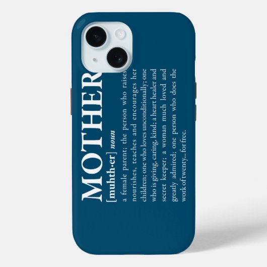 Moeder Case-Mate iPhone Case (Achterkant)