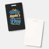 Moeder Celebrate Moederdag Badge (Voor- en achterkant)