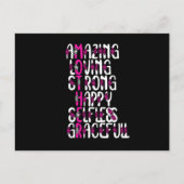 Moeder citeert : Verbazingwekkende moeder | MOEDER Briefkaart (Voorkant)