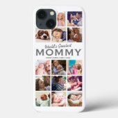 Moeder Collage Foto van de Wereld Case-Mate iPhone Case (Achterkant)