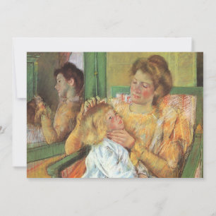 Moeder Combing Child's Hair Mary Cassatt