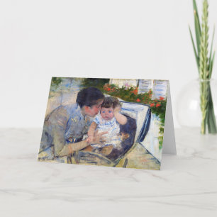 Moeder Comfort de Baby, Mary Cassatt Kaart