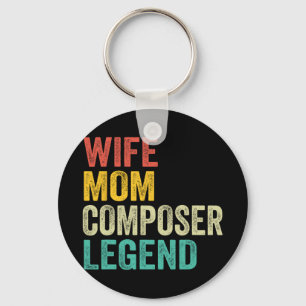 Moeder Composer Legend Moederdag Vintage Sleutelhanger