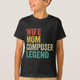 Moeder Composer Legend Moederdag Vintage T-shirt