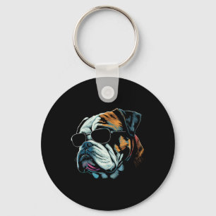 Moeder Cool Dog Zonnebril - English Bulldog Sleutelhanger