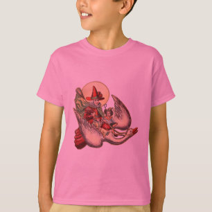 Moeder de Gans Kind Antieke Illustratie T-shirt