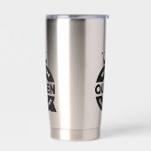 Moeder de Koningin Creatieve Typografie Geïsoleerde Drinkbeker (Links)