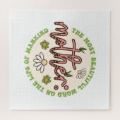 Moeder de mooiste wereld legpuzzel (Horizontaal)