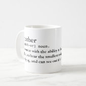 Moeder... Definitie van een mam Funny Mug Koffiemok (Voorkant links)