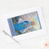 Moeder des Heils rechthoekige sticker (Envelop)