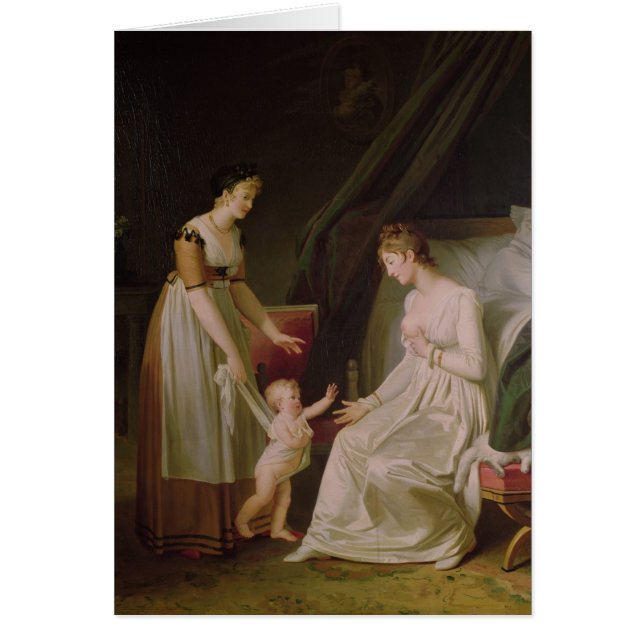 Moeder die borstvoeding geeft (Voorkant)