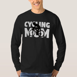 Moeder die fietst op 'fietsen van mam' Funny Mama  T-shirt