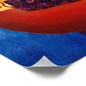 Moeder die haar twee zonen vasthoudt poster (Hoek)